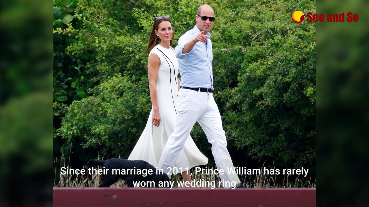 This is why Prince William doesn't wear his wedding ring