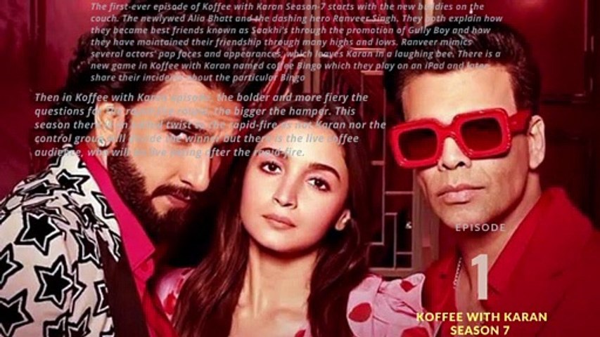 Watch koffee with karan season 6 2025 episode 1 dailymotion