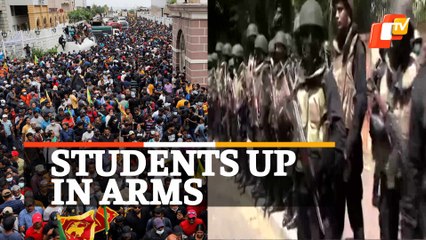 Emergency Situation In Sri Lanka - Students Take To Streets