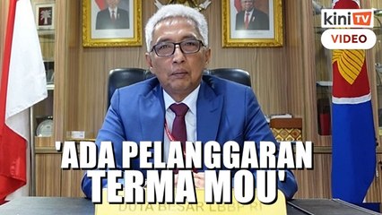 Tải video: Indonesia beku sementara pekerja asing ke Malaysia serta merta