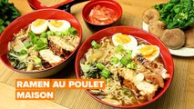 Préparez des ramen au poulet faciles à la maison