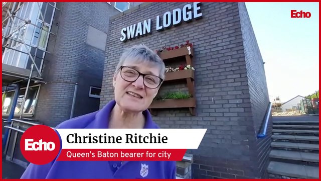 Sunderland's Queen's Baton Relay baton bearer Christine Ritchie