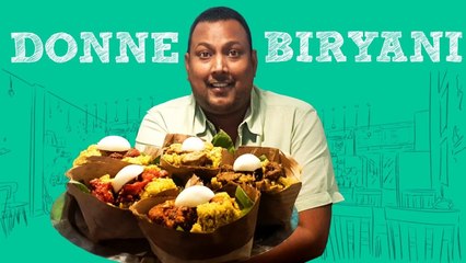 Amazing Donne Biryani | Must Try for Different Experience  Biryani | Street Byte | Silly Monks