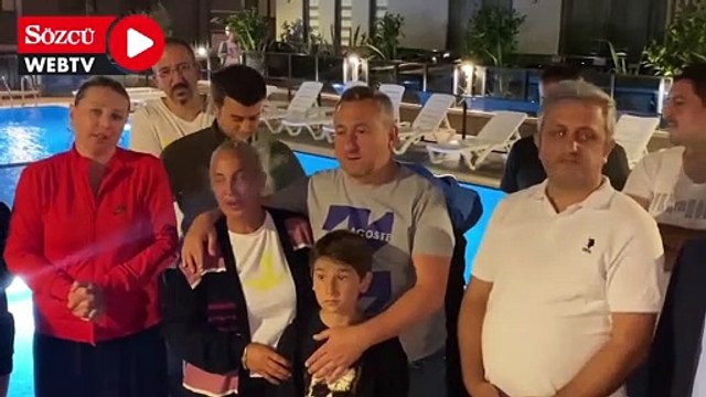 Yabancı uyruklular site havuzuna girmek istedi, ortalık karıştı