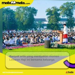 Momen Artis Rayakan Idul Adha Bareng Keluarga,