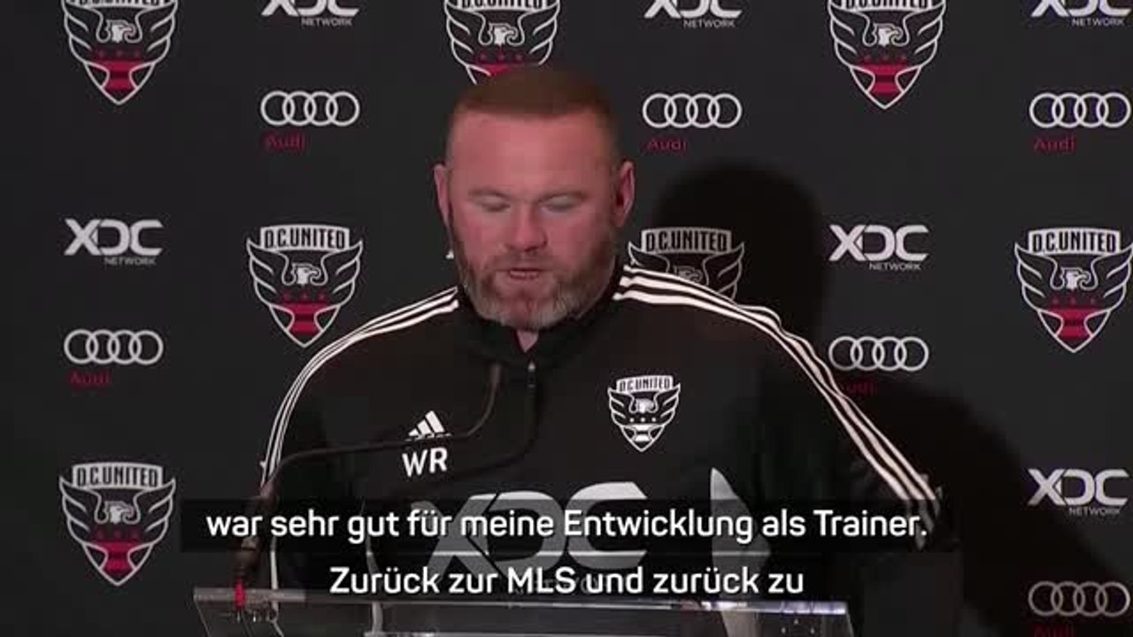 Rooney bei DC United: 'Kein Schritt zurück'