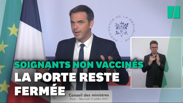 Le parlement, ce n'est pas le chantage , conclut Véran au sujet de la réintégration des soignants