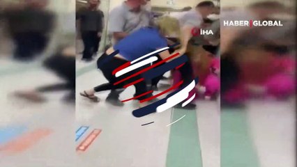 Acil serviste feci kavga! Saçlarından böyle sürükledi