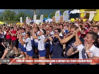 Tour de France : effervescence sur le départ de l'étape d'Albertville