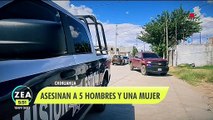 Hombres armados asesinan a cinco hombres y una mujer en Chihuahua