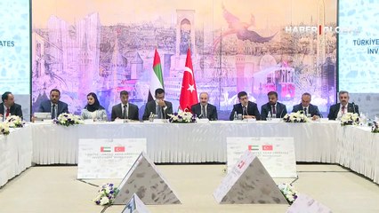 Türkiye ve BAE heyetleri İstanbul'daki yatırım çalıştayında bir araya geldi