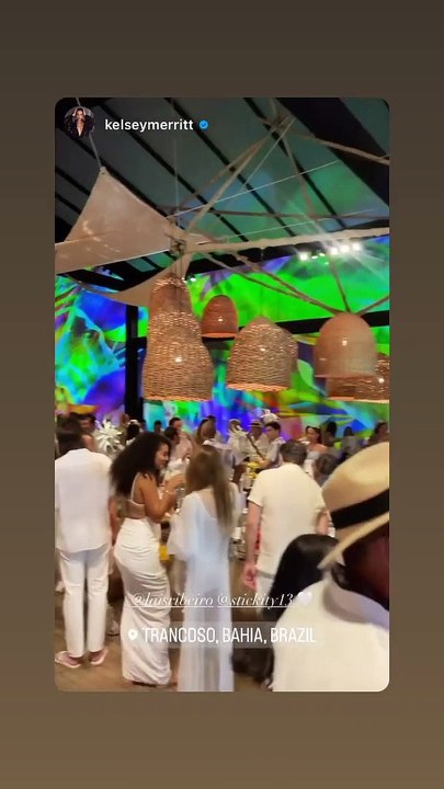 Fête en blanc pour le mariage de Joakim Noah et Lais Ribeiro.