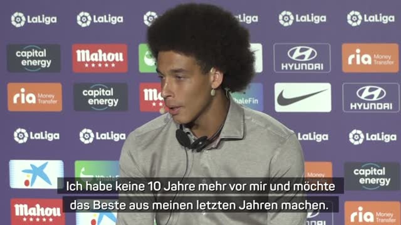 Witsel bei Atletico: "Anders als in Dortmund"