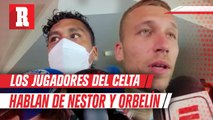 Jugadores del Celta hablan sobre el desempeño de Araujo y Orbelín en el equipo