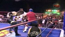 Rey Misterio Sr & Nicho el Millonario & Arandu vs The Patriot & Steve Masters & Racing Dawg