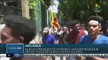 Ranil Wickremesinghe fue nombrado presidente en funciones de Sri Lanka