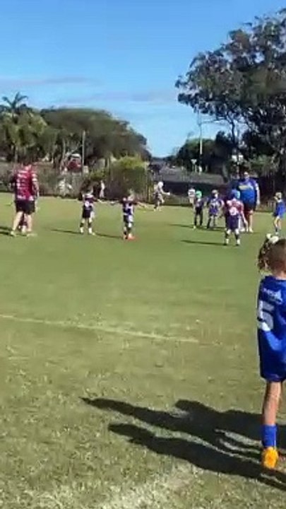 Tiny Titan Rolls Over Rugby Team