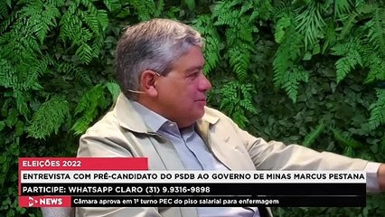 Central 98 | "É pra valer", diz Pestana sobre candidatura ao governo de MG