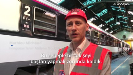 Eski vagonları dönüştüren Fransa kuşetli trenle seyahat devrini canlandırıyor