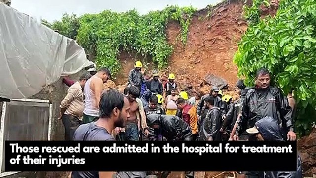 Father & Daughter Killed In Vasai Landslide, Mother Son Injured