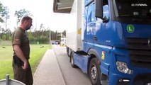 Camiões russos fazem fila nas fronteiras da Lituânia
