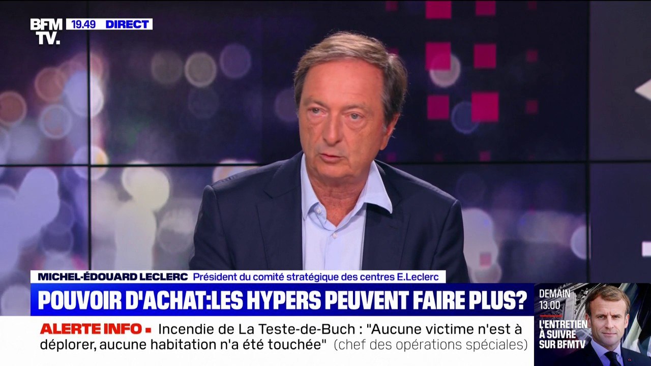 Pénurie d'énergie: "L'hiver être compliqué" selon Michel-Édouard Leclerc (E.Leclerc)