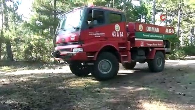 Tavşanlı'daki orman yangını kısa sürede söndürüldü