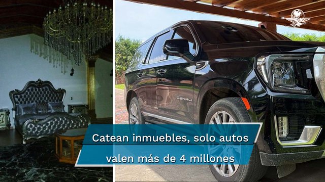 Más de 4 mdp, lo incautado en autos de lujo tras cateos a inmuebles de grupos criminales en Edomex