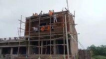 निर्माणाधीन मकान का छज्जा ढहा, श्रमिक की मौत