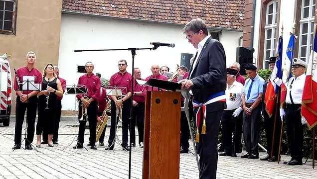 Discours du Maire Étienne Wolf lors de la commémoration du 13 Juillet 2022Discours du Maire Étienne Wolf lors de la commémoration du 13 Juillet 2022