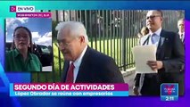 López Obrador se reúne con empresarios de EU y México en su segundo día de actividades en Washington