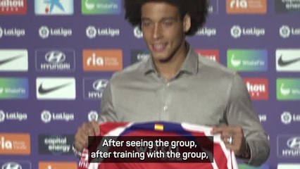 Atletico's Witsel relishing working with Simeone