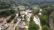 Aerial video captures devastation from flooding in Southwest Virginia