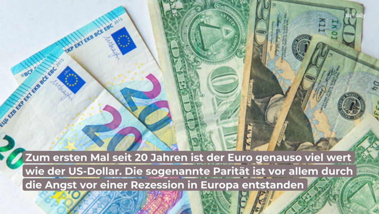 Euro-Dollar-Parität: Diese Auswirkungen hat sie auf Verbraucher