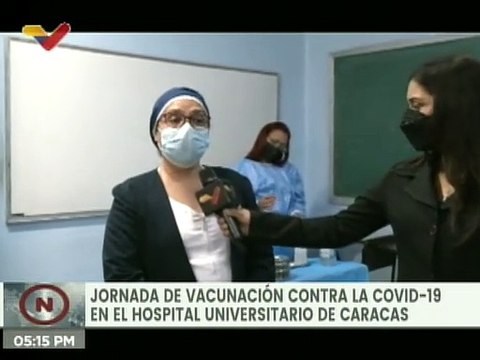 Entérate I Hospital Universitario de Caracas realiza jornadas de vacunación contra la COVID-19