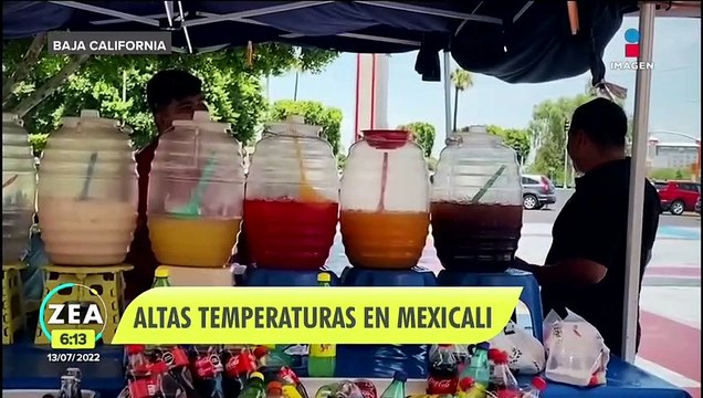 Mexicali alcanza temperaturas de más de 50 grados