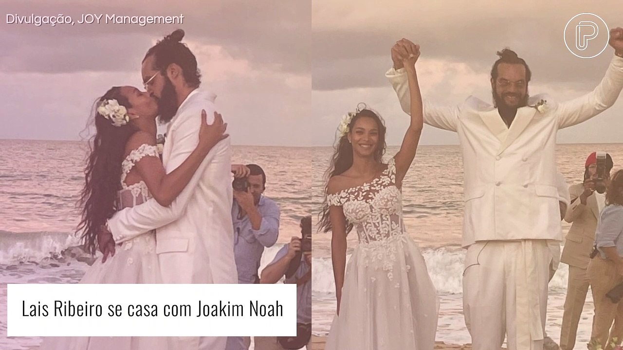 Casamento da modelo Lais Ribeiro com jogador de basquete reúne famosos na Bahia. Fotos!
