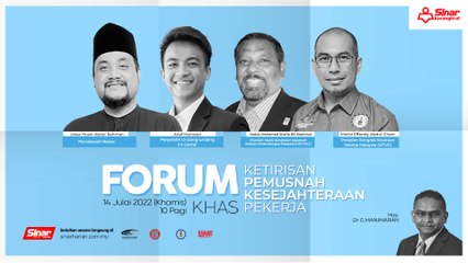 [LIVE] Forum Khas: Ketirisan Pemusnah Kesejahteraan Pekerja