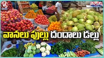 Street Vendors Facing Problems With No Business Over Heavy Rains _ V6 Teenmaar