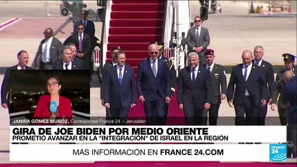 Informe desde Jerusalén: así fue la primera jornada de Joe Biden en Israel