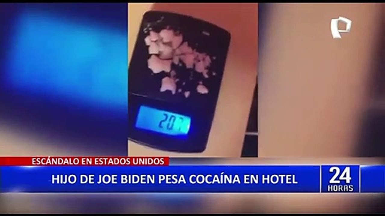 EE.UU.: Hijo del presidente Joe Biden es captado pesando droga