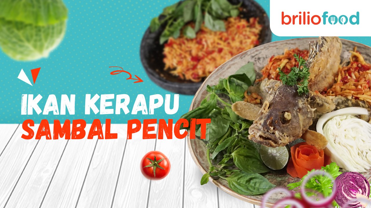 Resep ikan kerapu sambal pencit praktis tanpa ribet