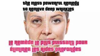 THE most powerful homemade cream to remove deep wrinkles | Skin care