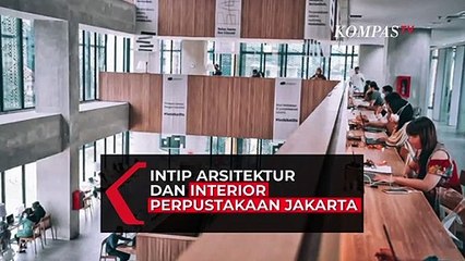 Anies Pamerkan Arsitektur dan Interior Perpustakaan Jakarta yang Tengah Viral