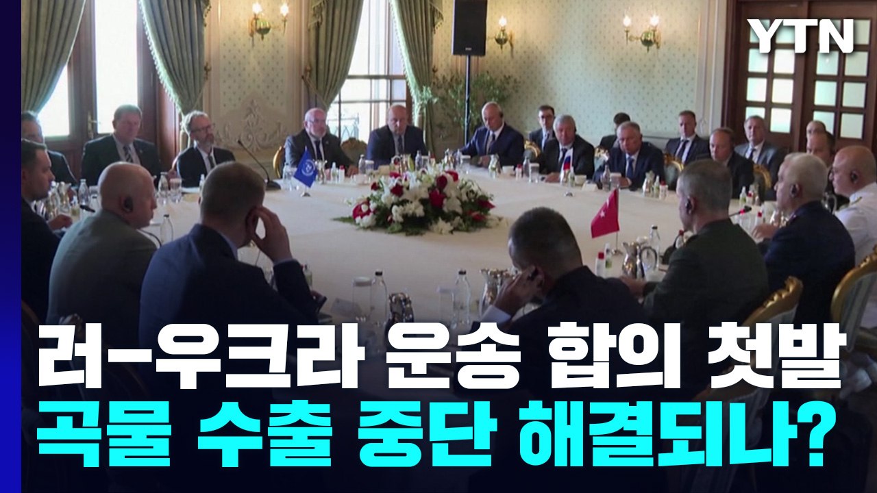 러시아-우크라이나 곡물 운송 합의 첫발 / YTN