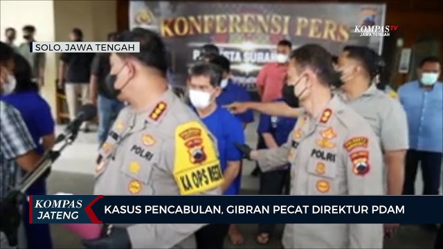 Kasus Pencabulan, Gibran Pecat Direktur PDAM