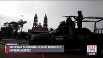 Refuerzan seguridad en Nuevo San Juan Parangaricutiro, Michoacán tras enfrentamientos