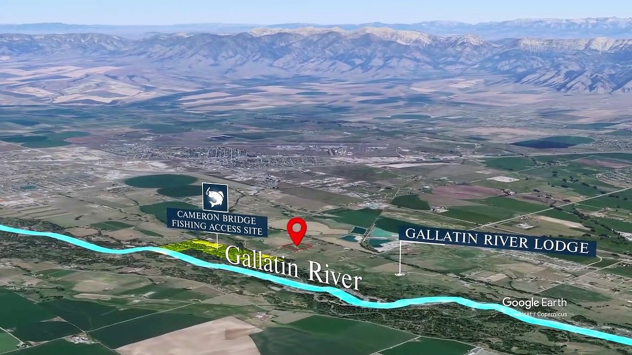 Satellite Map for ±10-Acre Bozeman, Montana Horse Property