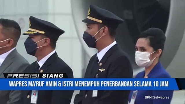 Ketibaan Wakil Presiden setelah Menunaikan Ibadah Haji