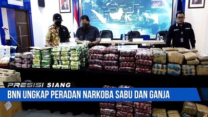 BNN Ungkap Kasus Peredaran Gelap Narkotika 3 Kuintal Sabu Dan Ganja